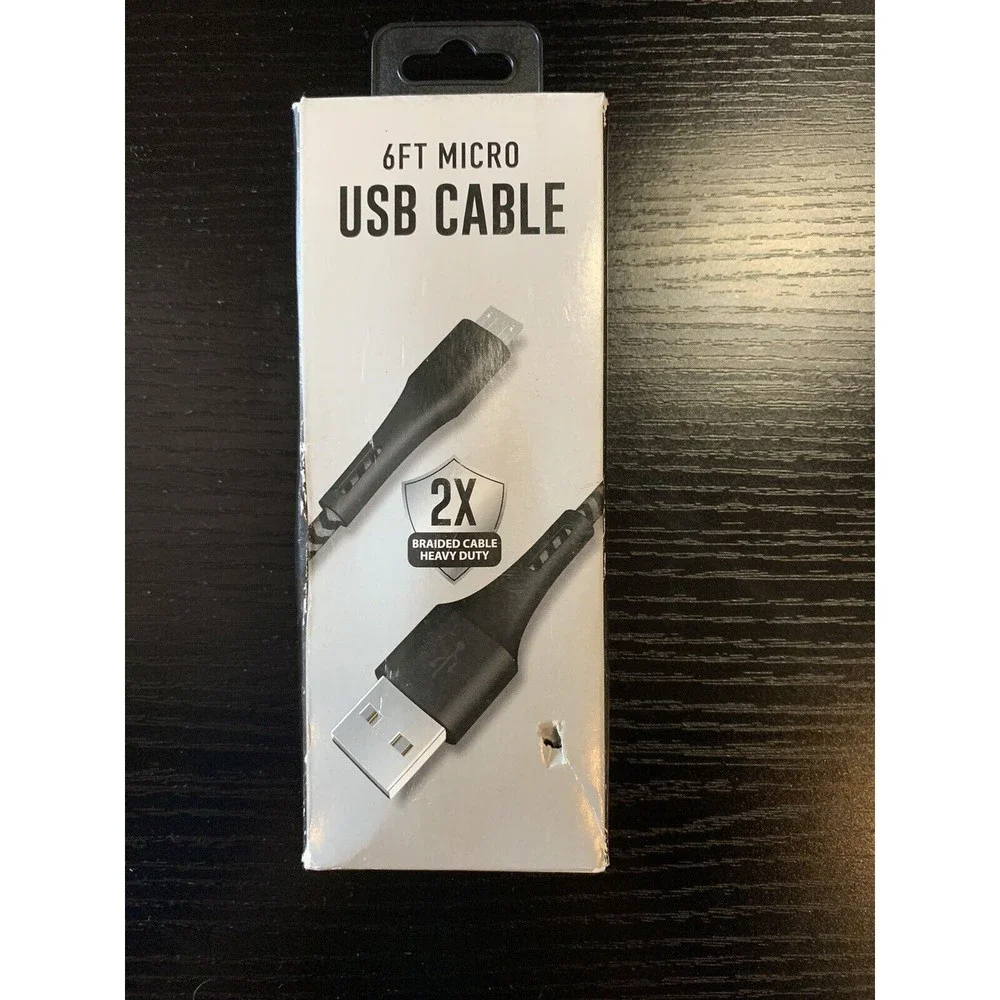 6 FT MICRO USB Charging Cable Cord for Samsung/Android